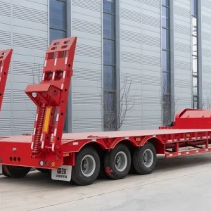 3 axles lowboy Trailer/150 ton lowboy Trailer/120 ton lowbed semi Trailer sale