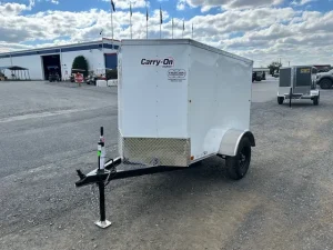 enclosed cargo trailer – luggage trailer 4 x 6