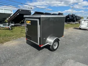 enclosed cargo trailer – luggage trailer 4 x 6