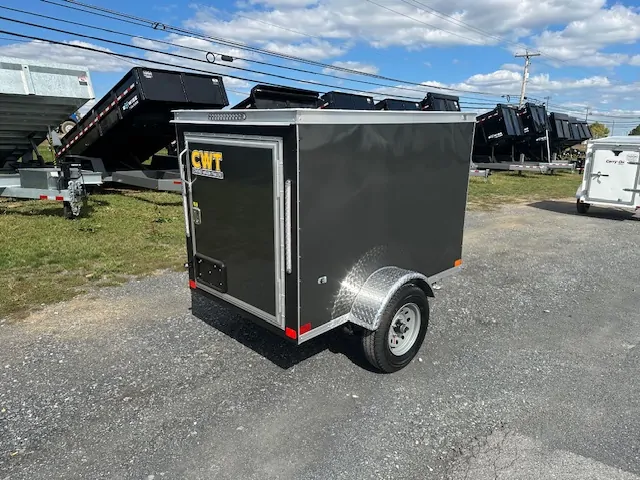 enclosed cargo trailer – luggage trailer 4 x 6