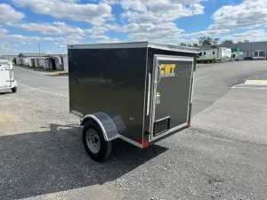 enclosed cargo trailer – luggage trailer 4 x 6