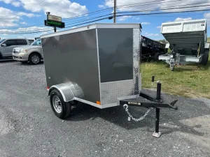 enclosed cargo trailer – luggage trailer 4 x 6