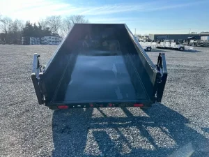 big tex 5 x 10 low profile dump trailer – barn doors