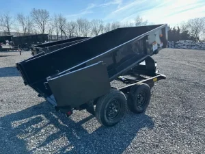 big tex 5 x 10 low profile dump trailer – barn doors