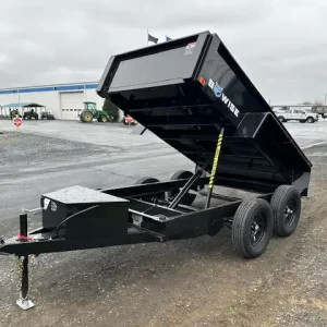 bwise 5 x 10 low profile dump trailer – spreader gate