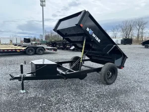 bwise 5 x 8 dump trailer – 3k spreader gate
