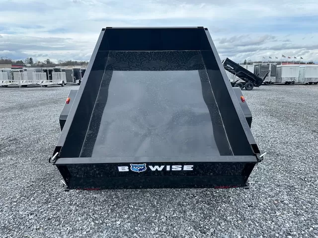 bwise 5 x 8 dump trailer – 3k spreader gate