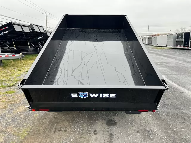 bwise 6 x 10 deckover dump trailer – 7k spreader gate