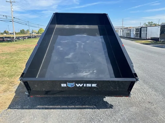 bwise 6 x 10 dump trailer – 7k spreader gate