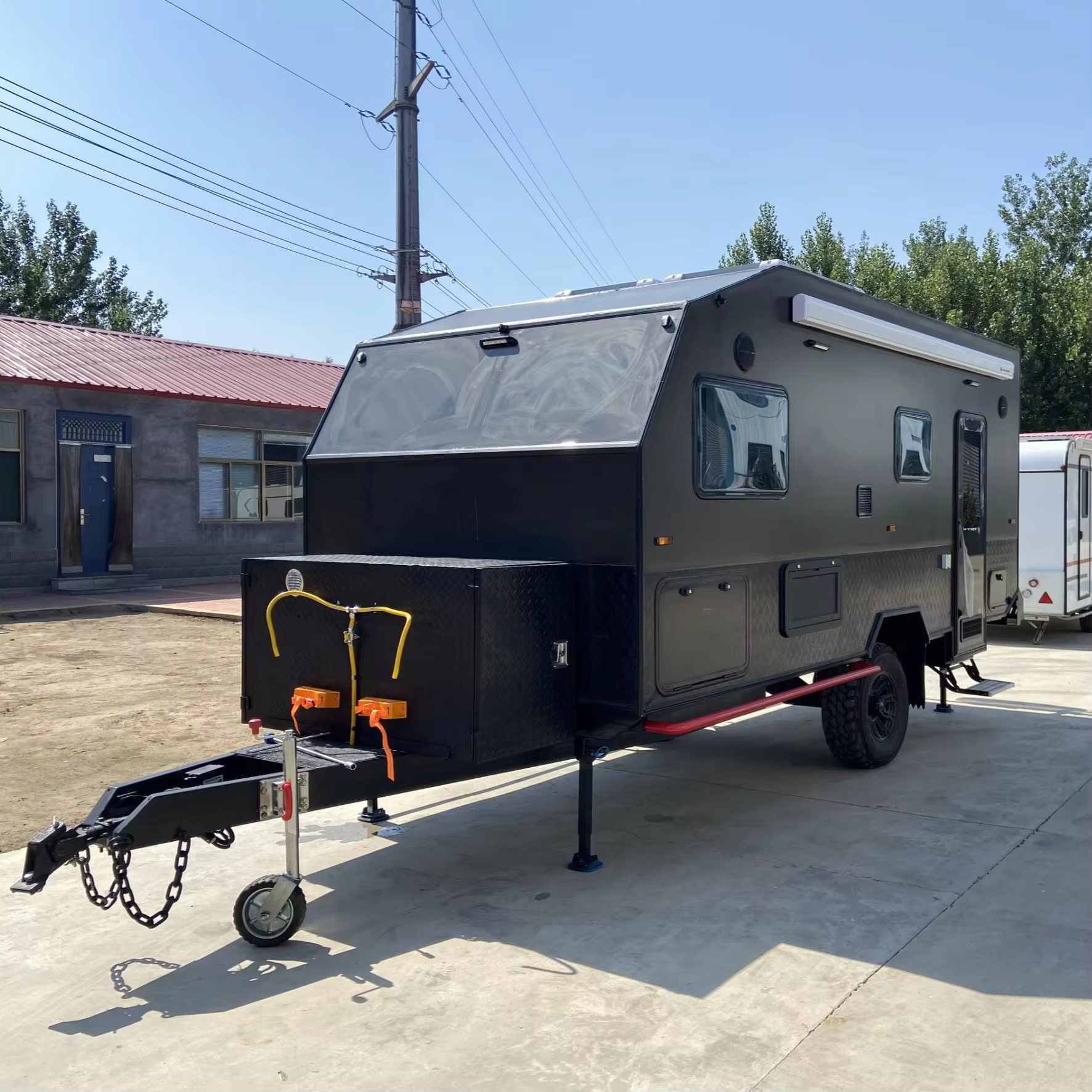 Electric Brake RV Motorhomes Rising Roof Fiberglass