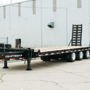 25 ton Pintle Heavy Equipment Trailer