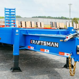 30 ton Pintle Heavy Equipment Trailer with Lift Axle