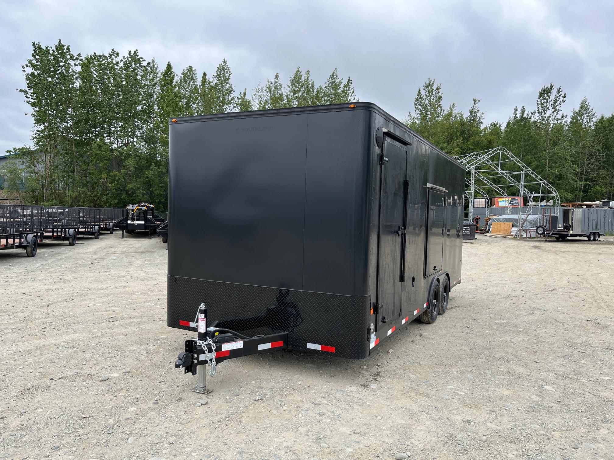 royal cargo trailers enclosed trailer blackout pkg w/ (8.5x20)