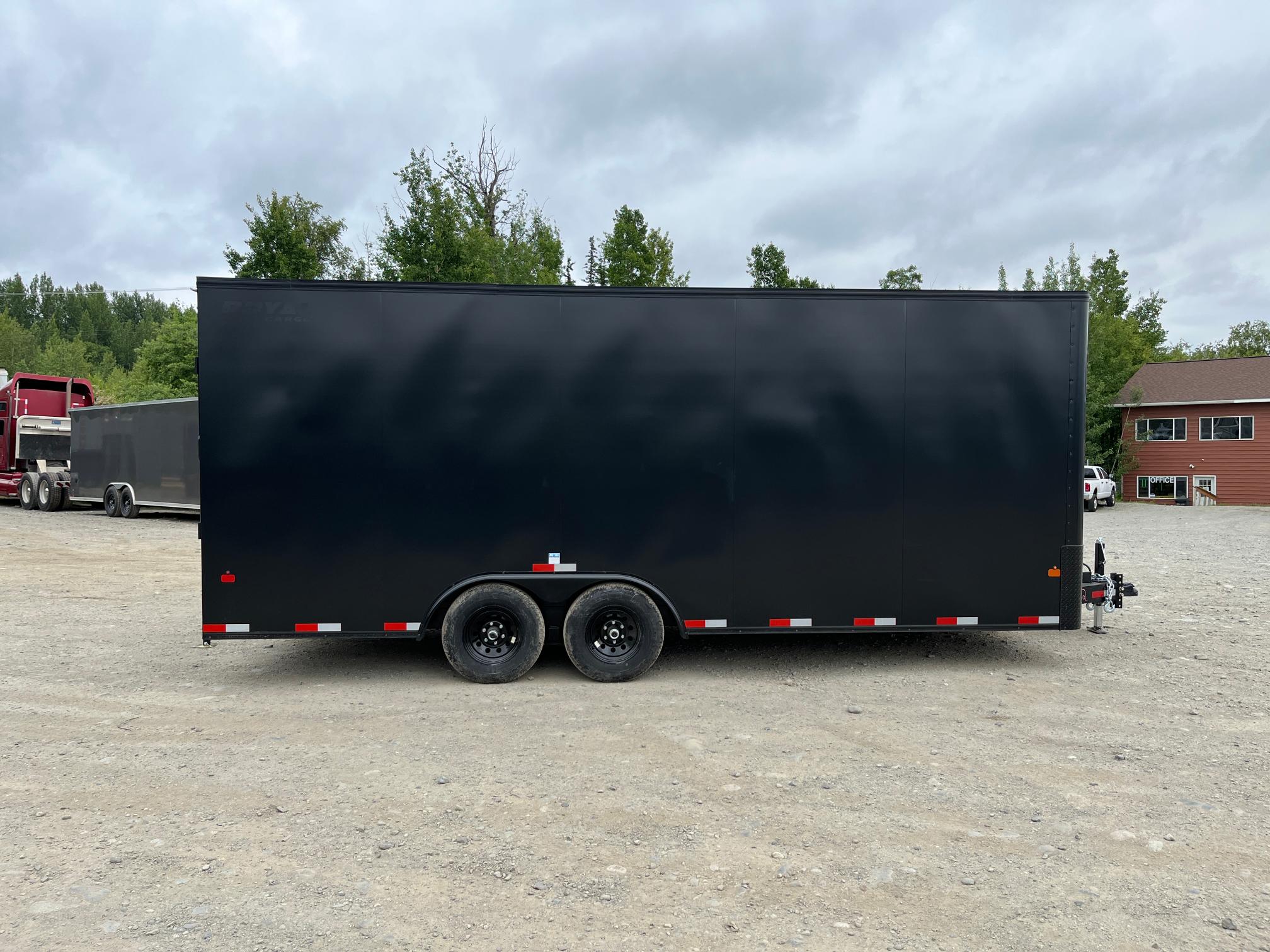 royal cargo trailers enclosed trailer blackout pkg w/ (8.5x20)
